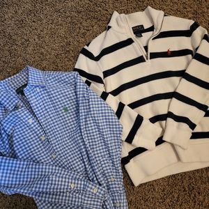 Boys long sleeve shirts